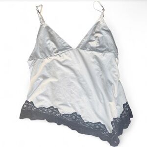 Kimchi Blue White Lace Trim Camisole